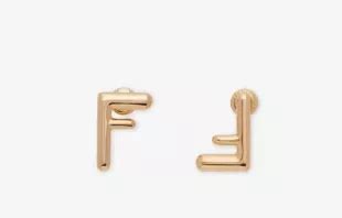 fendi small ff earrings